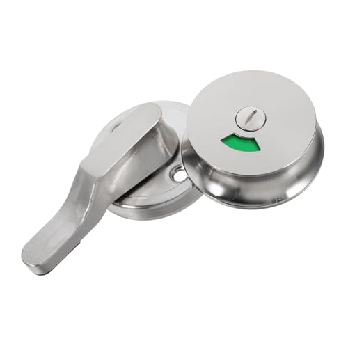 PENIKOKO Edelstahl Türschloss mit Indikator und Hochbecher riegel Langlebiger Privacy Lock für Badezimmer Vielseitiger Edelstahl Riegelschloss für Wohn Gewerberäume Rostbeständig und PENIKOKO Edelstahl Türschloss mit Indikator und Hochbecher riegel Langlebiger Privacy Lock für Badezimmer Vielseitiger Edelstahl Riegelschloss für Wohn Gewerberäume Rostbeständig und von PENIKOKO