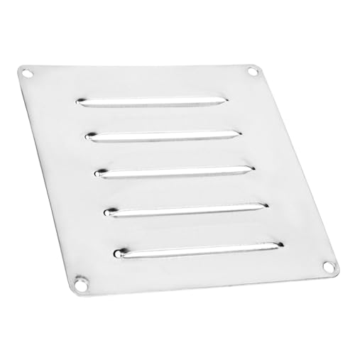PENIKOKO Edelstahl Yacht Lüftungsgitter Entlüftungsabdeckung Flush Louvered Vent Ersatz für Boote und Wohnmobile Einfache Montage Langlebig PENIKOKO Edelstahl Yacht Lüftungsgitter Entlüftungsabdeckung Flush Louvered Vent Ersatz für Boote und Wohnmobile Einfache Montage Langlebig von PENIKOKO