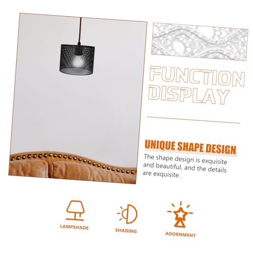 PENIKOKO Eisen Lampenschirm Hohles Design Wrought Iron Tischleuchte Deckenleuchte Abdeckung Schwarz Einfach Installieren Wohnzimmer Schlafzimmer Beleuchtung PENIKOKO Eisen Lampenschirm Hohles Design Wrought Iron Tischleuchte Deckenleuchte Abdeckung Schwarz Einfach Installieren Wohnzimmer Schlafzimmer Beleuchtung von PENIKOKO