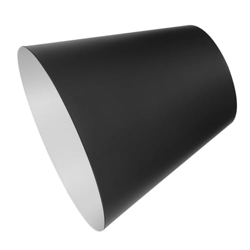 PENIKOKO Eisen Lampenschirm Lampenschirm Für Tischlampe Schreibtischlampe Büro Leselampe Minimalistischer Stil Schwarz Robust und Lichtdurchlässig von PENIKOKO