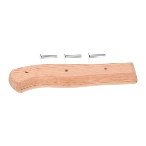 PENIKOKO Ersatz holzgriff für Küchenmesser aus Stabilem Buchenholz Ergonomisch Geformter Rutschfester Cuttergriff mit Komfortablem Halt für Präzises und Bequemes Schneiden von PENIKOKO