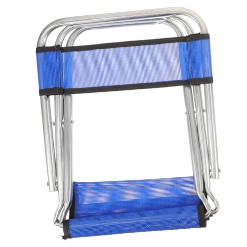 PENIKOKO Faltbarer Campingstuhl Klein Leicht Klappbar Tragbar Outdoor Angelstuhl Picknickstuhl Kompakt Platzsparend für Reisen und Angeln Zufällige Farbe Zufällige Farbe von PENIKOKO