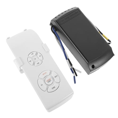 PENIKOKO Fernbedienungsset für Deckenventilator mit Lampensteuerung Kabellos Intelligenter Timer mit Stunden Funktion Robustes Design Geeignet für Zuhause Büro und Hotel PENIKOKO Fernbedienungsset für Deckenventilator mit Lampensteuerung Kabellos Intelligenter Timer mit Stunden Funktion Robustes Design Geeignet für Zuhause Büro und Hotel von PENIKOKO