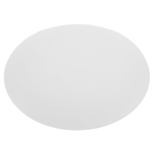 PENIKOKO Flacher Milchglas Lampenschirm Kugelförmig Frosted Glas Ersatzschirm Für Pendelleuchte Deckenlampe Wohnzimmer Schlafzimmer Esszimmer von PENIKOKO