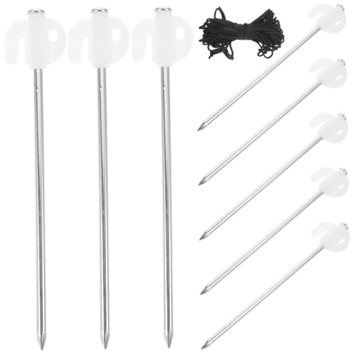 PENIKOKO Fluoreszierende Robuste Zeltheringe Tragbare Schwere Zeltnägel mit Verdickter Spitze Geeignet für Campingzelte Zelte und Planen Boden Stark Windbeständig Personen PENIKOKO Fluoreszierende Robuste Zeltheringe Tragbare Schwere Zeltnägel mit Verdickter Spitze Geeignet für Campingzelte Zelte und Planen Boden Stark Windbeständig Personen von PENIKOKO