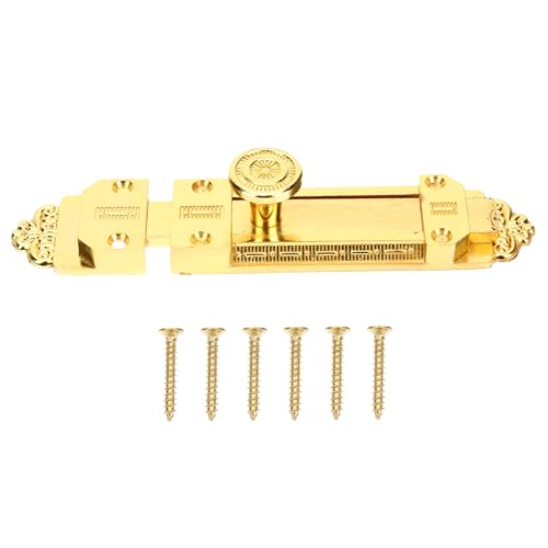 PENIKOKO Französischer Türbolzen aus Zinklegierung Innenliegender Riegel für Holztüren Retro Türschloss mit Glatten Kanten Installieren Robust und Sicher für Wohn Badezimmer PENIKOKO Französischer Türbolzen aus Zinklegierung Innenliegender Riegel für Holztüren Retro Türschloss mit Glatten Kanten Installieren Robust und Sicher für Wohn Badezimmer von PENIKOKO