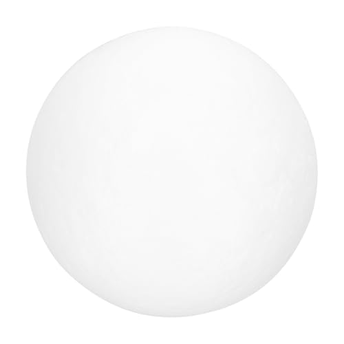 PENIKOKO Gedruckter Mond Lampenschirm Kunststoff Tischleuchte Stilvoller Lampenschirm Einfach zu Montieren für Schlafzimmer Wohnzimmer Arbeitszimmer von PENIKOKO