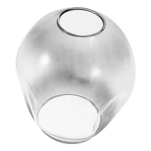 PENIKOKO Glas Lampenschirm Ersatz Grauer Farbverlauf Einflammiger Lampenschirm für Deckenleuchten Wohnzimmer Schlafzimmer Flur Einfach Montierbarer Glaslampenschirm von PENIKOKO