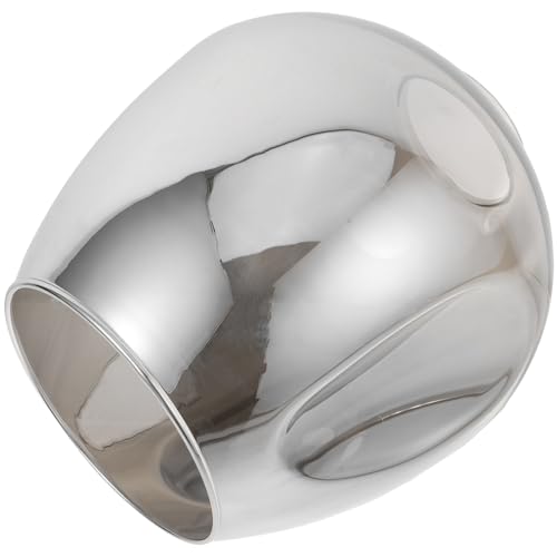 PENIKOKO Glas Lampenschirm Ersatz für Deckenleuchte Wohnzimmer Hängeleuchte Rauchglas Lampenschirm mit Konkavem Design Einfache Installation Transparent Langlebig von PENIKOKO