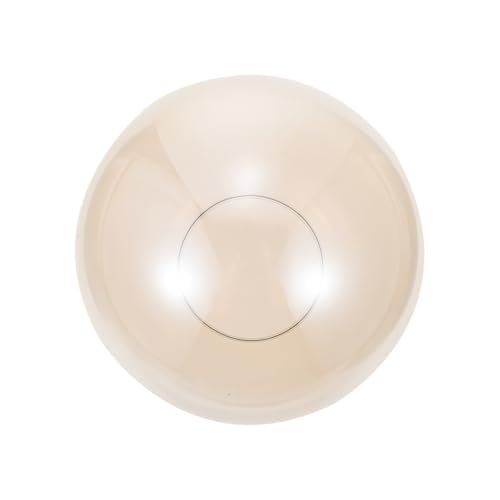 PENIKOKO Glas Lampenschirm Staubdichtes Ersatzglas Lampenabdeckung für Tisch und Stehleuchte Dekorativer Lampenschirm Warmes Licht Wohnraumdeko Hauswarming von PENIKOKO