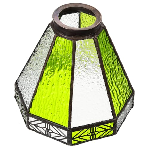 PENIKOKO Glas Lampenschirm Vintage Hängelampe Mediterran Dekorativ für Restaurant Bar Esszimmer Büro Hochwertiger Glasschirm Stilvoll Charmant Handgefertigt von PENIKOKO