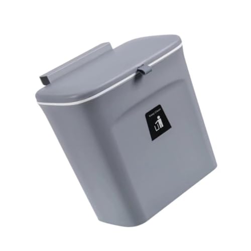 PENIKOKO Hängender Mülleimer mit Deckel für Küchenschrank Platzsparender Wand Abfalleimer aus Robustem Material Glatte Oberfläche Geeignet für Türen Verhindert Müllverschütten Tiefes PENIKOKO Hängender Mülleimer mit Deckel für Küchenschrank Platzsparender Wand Abfalleimer aus Robustem Material Glatte Oberfläche Geeignet für Türen Verhindert Müllverschütten Tiefes von PENIKOKO