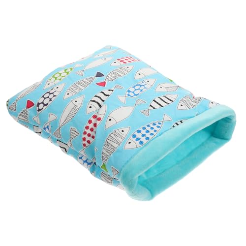 PENIKOKO Hamster Schlafsack Warmes Kleintier Schlafnest Kuschelige Baumwolle Pouch Für Meerschweinchen Und Flughörnchen Winterbett Gemütliches Versteck Für Kleine Haustiere von PENIKOKO