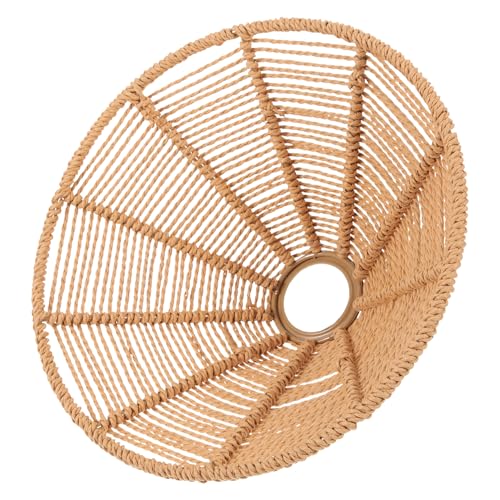 PENIKOKO Handgefertigter Gewebter Lampenschirm aus Papierseil Ersatz für Kronleuchter und Pendelleuchten Konischer Lampenschirm Geeignet für Wohnzimmer Restaurant und Hotel PENIKOKO Handgefertigter Gewebter Lampenschirm aus Papierseil Ersatz für Kronleuchter und Pendelleuchten Konischer Lampenschirm Geeignet für Wohnzimmer Restaurant und Hotel von PENIKOKO