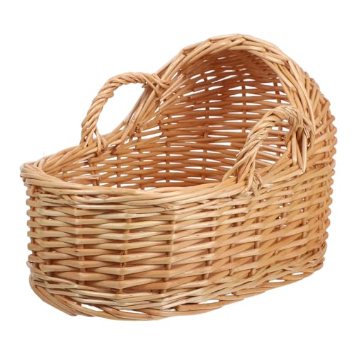 PENIKOKO Handgefertigter Rattankorb mit Griff Handgewebter Blumen Erntekorb Vielseitig für Eier Sammeln Candy-box Hochzeitsdekoration und Rustikale Wohnraumgestaltung PENIKOKO Handgefertigter Rattankorb mit Griff Handgewebter Blumen Erntekorb Vielseitig für Eier Sammeln Candy-box Hochzeitsdekoration und Rustikale Wohnraumgestaltung von PENIKOKO