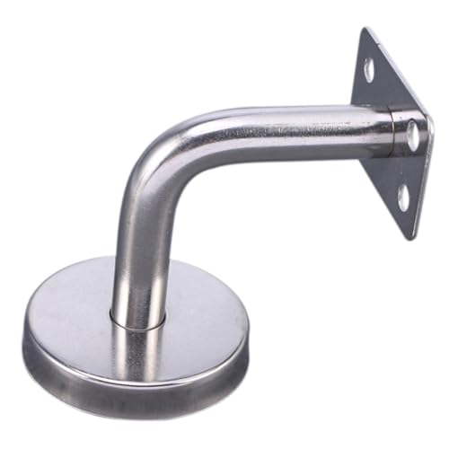 PENIKOKO Handlaufhalter aus Edelstahl Wandmontage Handlaufstütze Robuste Geländerhalterung für Treppen Langlebig Elegant Einfache Installation Geeignet für Innenbereiche von PENIKOKO