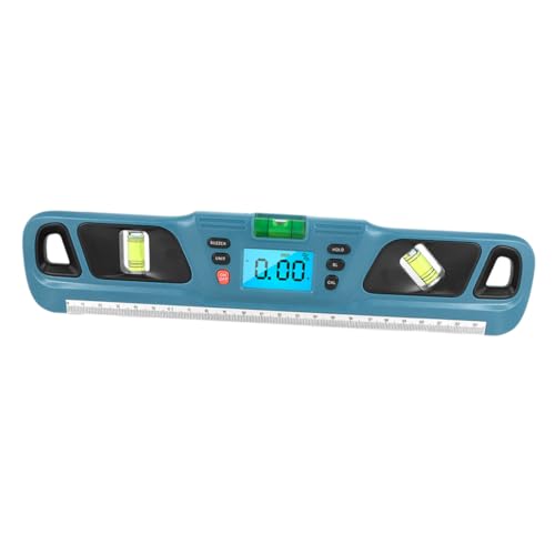 PENIKOKO Hintergrundbeleuchtete Mini Wasserwaage mit Hoher Präzision Level Ruler für Bilderrahmen Bildaufhängung und Poster Praktisches Messwerkzeug für Heim und Büro von PENIKOKO