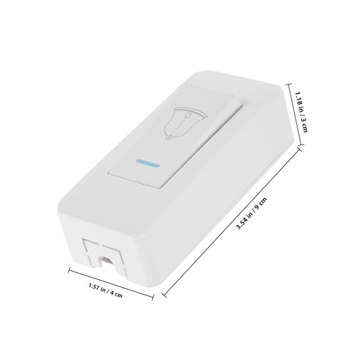 PENIKOKO Hochleistungs Türklingel Schalter Aufputz Montage für Haus Büro Türgong Zuverlässig Langlebig Kompakt für Türklingeln Zugangskontrolle Nachttisch Schrank von PENIKOKO