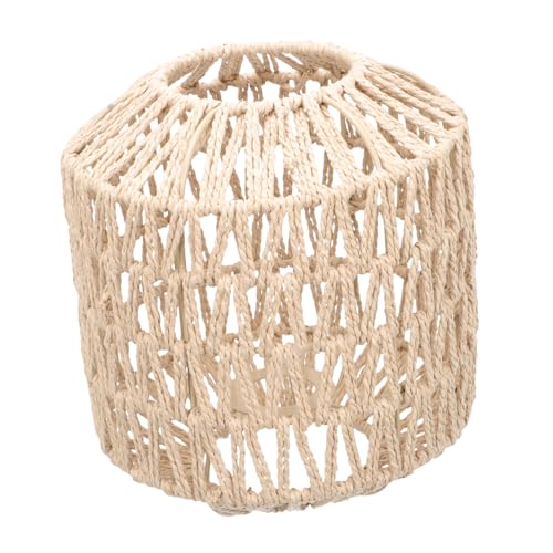 PENIKOKO Hochwertiger Gewebter Lampenschirm aus Papierseil Chinesischer Stil Kreative Deckenleuchte Abdeckung Vintage Lampenschirm für Esszimmer Küche Bar und Wohnliche Atmosphäre PENIKOKO Hochwertiger Gewebter Lampenschirm aus Papierseil Chinesischer Stil Kreative Deckenleuchte Abdeckung Vintage Lampenschirm für Esszimmer Küche Bar und Wohnliche Atmosphäre von PENIKOKO