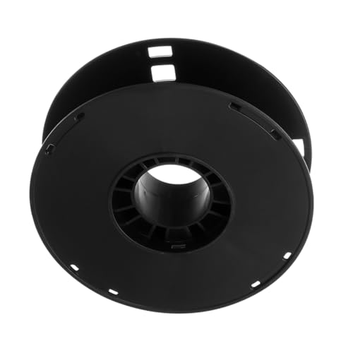 PENIKOKO Kabeltrommel Kunststoff Leicht Tragbar Kabelaufbewahrungsmulde Glatte Abwicklung Tanglefreie Verlängerungskabel Halter für Camping Wohnmobil Schwarz von PENIKOKO