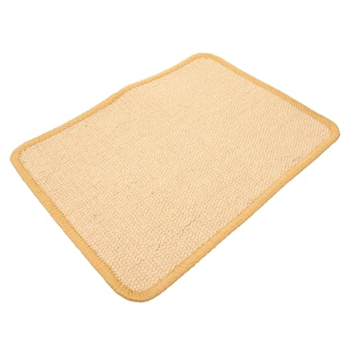 PENIKOKO Katzen kratzmatte aus Robustem Sisal Stabile Kratzplatte zum Schutz von Möbelbeinen Interessantes Katzenspielzeug für Krallenpflege und Kratztraining für Katzen und Kätzchen von PENIKOKO