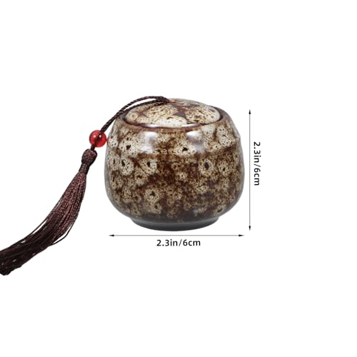 PENIKOKO Kleine Keramik Haustierurne Beige Mini Urne für Katzen und Gedenkurne für Tierasche und Pflegeleichtes Material für Würdige Aufbewahrung von Haustier PENIKOKO Kleine Keramik Haustierurne Beige Mini Urne für Katzen und Gedenkurne für Tierasche und Pflegeleichtes Material für Würdige Aufbewahrung von Haustier von PENIKOKO