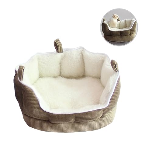 PENIKOKO Kleintierbett Sofa für Frettchen Meerschweinchen Hamster und Mäuse Bequemes Schlafnest mit Reißverschluss aus Weichem Material Kaffee Farbe Entspannen und Schlafen PENIKOKO Kleintierbett Sofa für Frettchen Meerschweinchen Hamster und Mäuse Bequemes Schlafnest mit Reißverschluss aus Weichem Material Kaffee Farbe Entspannen und Schlafen von PENIKOKO