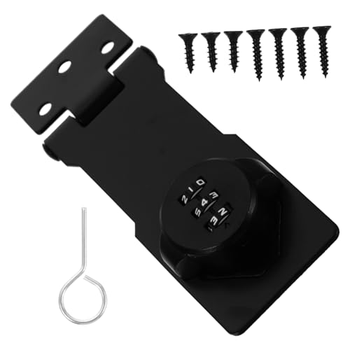 PENIKOKO Kombinationsschloss für Schrankschloss Zahlenkombination Stabiles Schrankschloss mit Stelligem Zahlenschloss Korrosionsbeständig ohne Schlüssel für Türen Aktenschränke Spinde von PENIKOKO