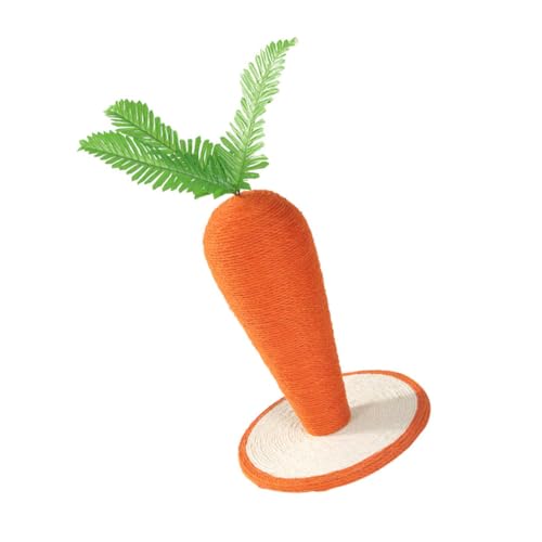 PENIKOKO Kratzbrett für Katzen Karottenform Stabiles Katzen kratzspielzeug mit Verdicktem Boden rutschfest und Langlebig für Indoor Katzenfitness und Aktives Spiel PENIKOKO Kratzbrett für Katzen Karottenform Stabiles Katzen kratzspielzeug mit Verdicktem Boden rutschfest und Langlebig für Indoor Katzenfitness und Aktives Spiel von PENIKOKO