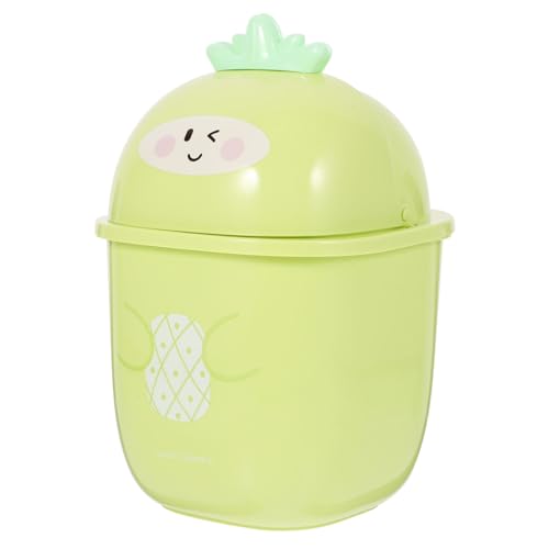 PENIKOKO Kreativer Desktop Mülleimer Ananas mit Deckel Süßer Tischabfalleimer für Büro Wohnzimmer Schlafzimmer Kompakter Praktischer Abfalleimer für Schreibtisch und Arbeitsbereich PENIKOKO Kreativer Desktop Mülleimer Ananas mit Deckel Süßer Tischabfalleimer für Büro Wohnzimmer Schlafzimmer Kompakter Praktischer Abfalleimer für Schreibtisch und Arbeitsbereich von PENIKOKO