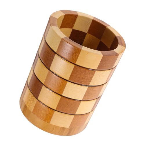 PENIKOKO Kreativer Holz Utensilienhalter für Küche und Esszimmer Vielseitiger Besteck und Stifthalter Kompakter Organizer für Tisch und Arbeitsfläche Langlebiger von PENIKOKO
