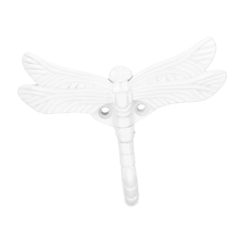 PENIKOKO Kreativer Libellen wandhaken aus Robustem Metall Dekorativer Vintage Stil Langlebig und Strapazierfähig als Wandhaken für Kleidung Handtücher und Outdoor nutzung Weißes Design für PENIKOKO Kreativer Libellen wandhaken aus Robustem Metall Dekorativer Vintage Stil Langlebig und Strapazierfähig als Wandhaken für Kleidung Handtücher und Outdoor nutzung Weißes Design für von PENIKOKO