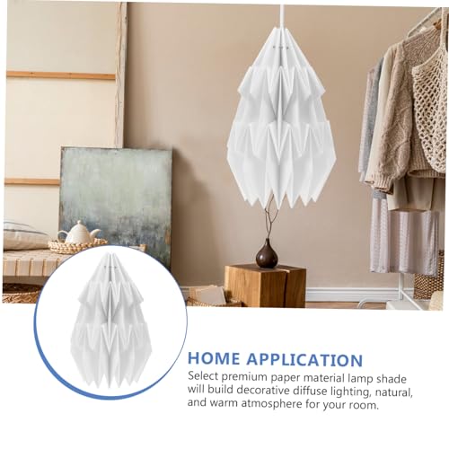 PENIKOKO Kreativer Origami Lampenschirm Faltbar Dekorative Deckenleuchte Moderner Stil Warmes Licht für Wohnzimmer Schlafzimmer Hotel und Büro PENIKOKO Kreativer Origami Lampenschirm Faltbar Dekorative Deckenleuchte Moderner Stil Warmes Licht für Wohnzimmer Schlafzimmer Hotel und Büro von PENIKOKO
