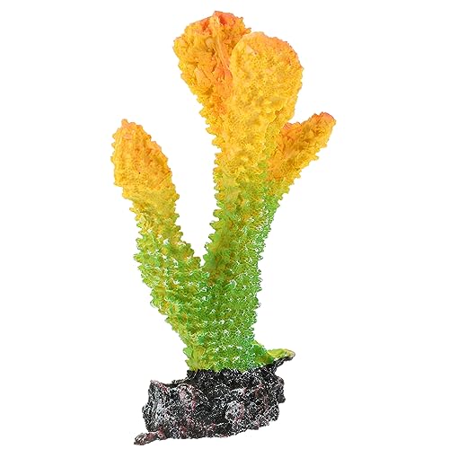 PENIKOKO Künstliche Korallenriff Dekoration aus Resin für Aquarien Umweltfreundliches Aquarium Ornament mit Lebensechter Gestaltung Perfektes Accessoire für Fischbecken und Teiche von PENIKOKO
