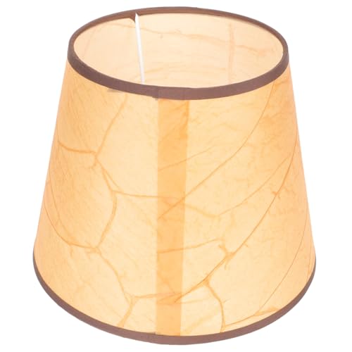 PENIKOKO Lampenschirm Ersatz Lampenschirm Kunststoff Langlebig für Tischlampe Wandlampe Deckenleuchte Weichzeichnend Lichtschutz Dekorativ Kaffee Dunkelgelb PENIKOKO Lampenschirm Ersatz Lampenschirm Kunststoff Langlebig für Tischlampe Wandlampe Deckenleuchte Weichzeichnend Lichtschutz Dekorativ Kaffee Dunkelgelb von PENIKOKO