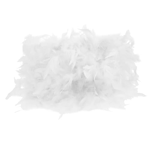 PENIKOKO Lampenschirm aus Federn Ästhetischer Ersatz für Tischlampe und Stehlampe Vielseitiger Eleganter Lampenschirm für Schlafzimmer und Wohnzimmer Minimalistisches Design von PENIKOKO