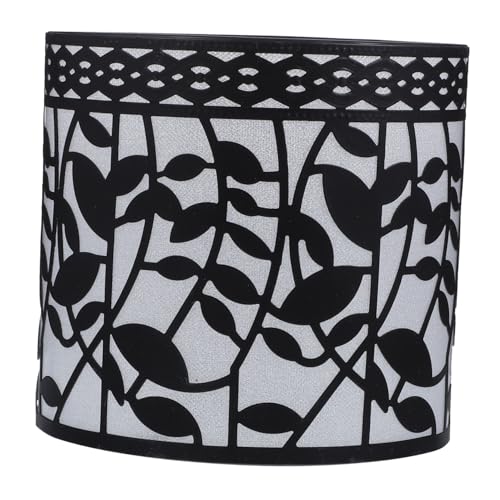 PENIKOKO Lampenschirm aus Robustem Eisen Stilvoller Tisch und Deckenleuchten Schirm Langlebig und Leicht Einfache Montage für Wohnzimmer und Schlafzimmer Dunkles Chic Design mit Buntem von PENIKOKO