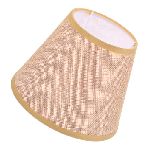 PENIKOKO Lampenschirm aus Stoff und PVC Bedruckt Dekorativer Lampenschirm für Tisch Wand und Deckenleuchten DIY Lampenabdeckung Hellbraune Leinenoptik Schützender für Innenbereich PENIKOKO Lampenschirm aus Stoff und PVC Bedruckt Dekorativer Lampenschirm für Tisch Wand und Deckenleuchten DIY Lampenabdeckung Hellbraune Leinenoptik Schützender für Innenbereich von PENIKOKO