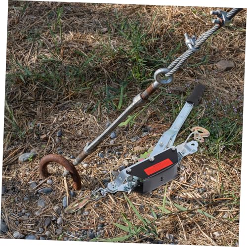 PENIKOKO Leichte Stahlseil spannratsche mit Doppelhaken Manuelle Handkurbel Seilwinde für Baumpflege und Kabelziehen Tragbarer Stabiler Seilspanner mit Modernem Schwarz weißem Design PENIKOKO Leichte Stahlseil spannratsche mit Doppelhaken Manuelle Handkurbel Seilwinde für Baumpflege und Kabelziehen Tragbarer Stabiler Seilspanner mit Modernem Schwarz weißem Design von PENIKOKO