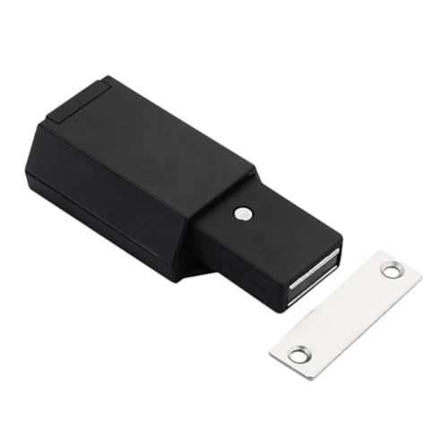 PENIKOKO Magnetischer Türverschluss Push To Open Türfangschloss für Schrank Möbel Unsichtbar Langlebig Schwarz für Schränke und Kleiderschränke PENIKOKO Magnetischer Türverschluss Push To Open Türfangschloss für Schrank Möbel Unsichtbar Langlebig Schwarz für Schränke und Kleiderschränke von PENIKOKO