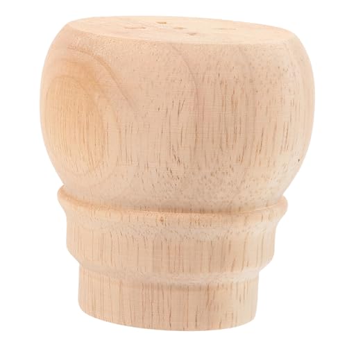 PENIKOKO Massive Möbelbeine aus Unbehandeltem Holz Runde Möbelfüße für Sofa Tv Schrank Kommode Stabile und Langlebige Möbelbeine aus Vollholz Einfache Montage Robuste Bett und Schrankfüße von PENIKOKO