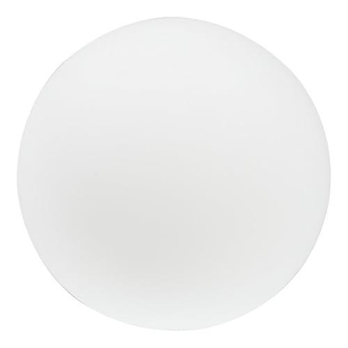 PENIKOKO Mattierter Runder Glas Lampenschirm Milchweißes Lampenglas Einfaches Design Deckenlampen und Hängelampen Abdeckung Schützender Lampenschirm für Wohn und Schlafzimmerbeleuchtung von PENIKOKO