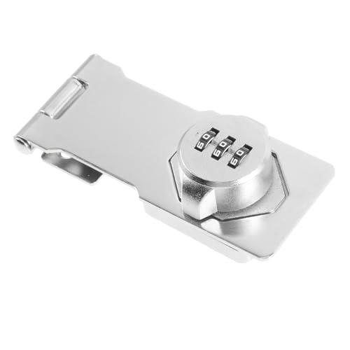 PENIKOKO Mechanisches Zahlenschloss mit Drehverschluss aus Robustem Metall Schlüsselloser Türriegel für Kleine Türen und Schränke Einfache Schraubmontage Geeignet für Garten Garage und von PENIKOKO