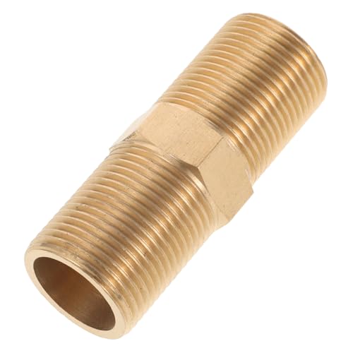 PENIKOKO Messing Gas und Wasserrohr Adapter Doppel Außengewinde Robust Einfache Montage Vielseitiger Anschluss für Gasleitung und Wasserschlauch PENIKOKO Messing Gas und Wasserrohr Adapter Doppel Außengewinde Robust Einfache Montage Vielseitiger Anschluss für Gasleitung und Wasserschlauch von PENIKOKO