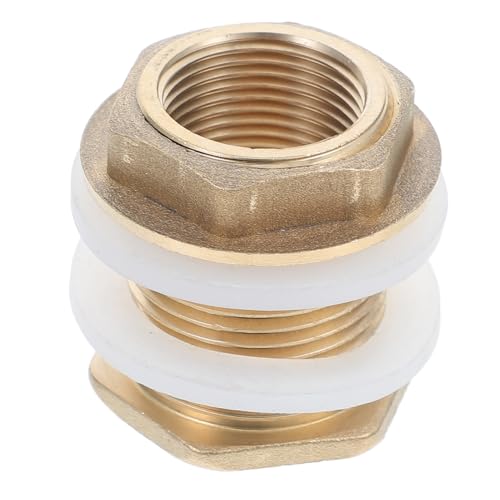 PENIKOKO Messing Wasseranschluss Außengewinde Fach Innengewinde Wasserbehälter Adapter mit Silikondichtung Robuster Gartenschlauch Verbinder für Teich und Aquarium Rohrsysteme PENIKOKO Messing Wasseranschluss Außengewinde Fach Innengewinde Wasserbehälter Adapter mit Silikondichtung Robuster Gartenschlauch Verbinder für Teich und Aquarium Rohrsysteme von PENIKOKO