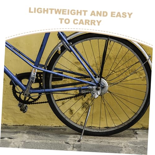 PENIKOKO Metall Fahrrad Seitenständer Stabiler Leichter Fahrrad Fußstütze Kompatibel für Erwachsenenräder Einfache Montage für Sicheres Parken Unterwegs von PENIKOKO