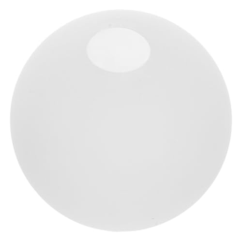 PENIKOKO Milchglas Kugel Lampenschirm Durchmesser Frosted Globe Lampenschirm für Pendelleuchte Wandleuchte und Tischlampe Einfache Installation und Pflege Sanfte Beleuchtung ohne Blendung von PENIKOKO
