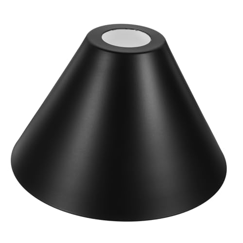PENIKOKO Moderner Kleiner Lampenschirm aus Robustem Korrosionsbeständigem Schmiedeeisen Minimalistisches Design für Pendelleuchten Vielseitig Einsetzbar für Wohnzimmer Büro und von PENIKOKO