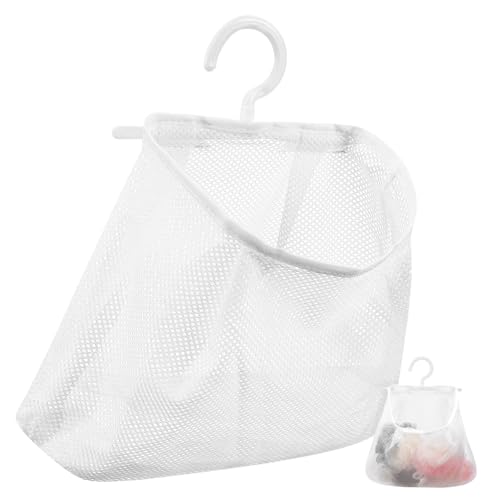 PENIKOKO Multifunktionaler Aufbewahrungsbeutel mit Haken Drehbarer Netz Organizer Strapazierfähiger Netzbeutel für Wäscheklammern Haushalt Balkon Reise Wiederverwendbar und Leicht zu von PENIKOKO