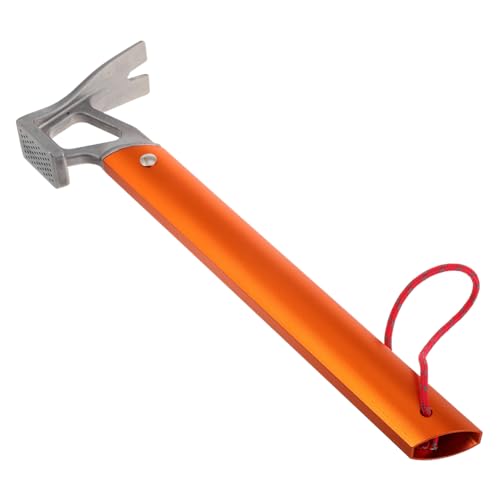 PENIKOKO Multifunktionaler Camping Hammer aus Aluminium mit Robustem Edelstahlkopf und Integriertem Zeltnagelzieher für Outdoor aktivitäten und Sicheres Befestigen von Zeltheringen PENIKOKO Multifunktionaler Camping Hammer aus Aluminium mit Robustem Edelstahlkopf und Integriertem Zeltnagelzieher für Outdoor aktivitäten und Sicheres Befestigen von Zeltheringen von PENIKOKO